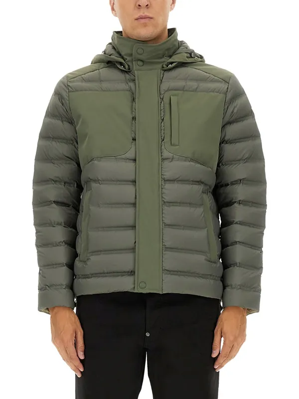 Down Jacket With Detachable Hood - Colmar