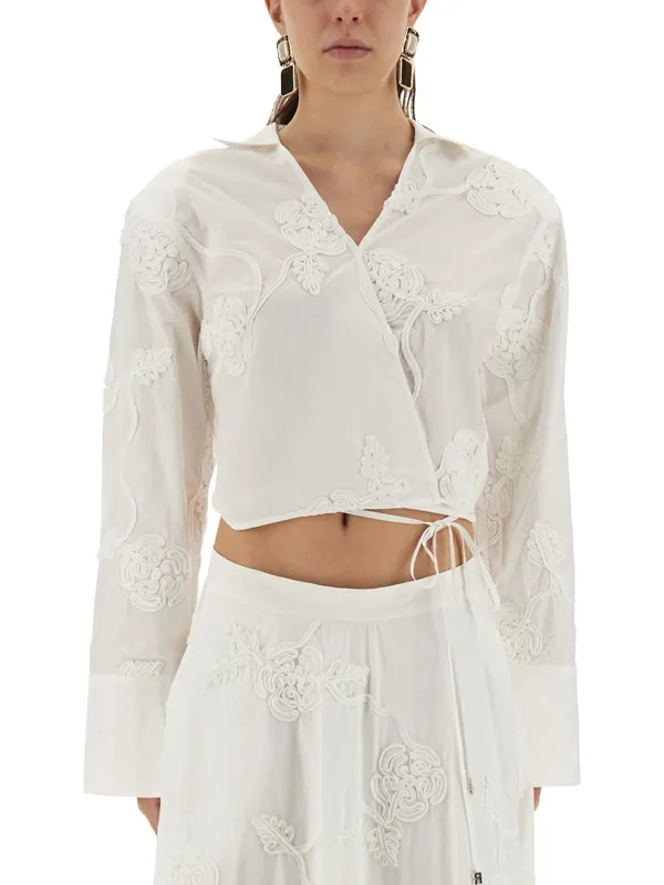 Wrap-Around Shirt Top