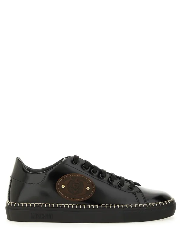 Leather Sneaker - Moschino