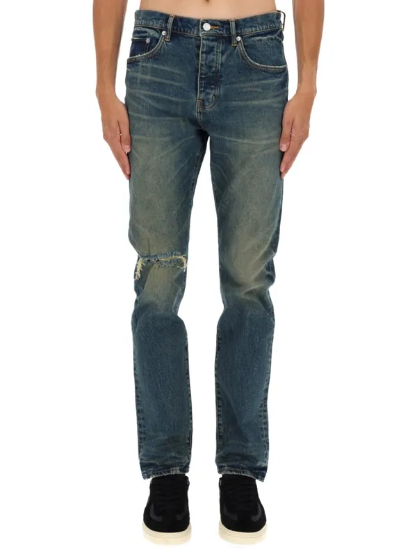Slim Fit Jeans - Purple Brand
