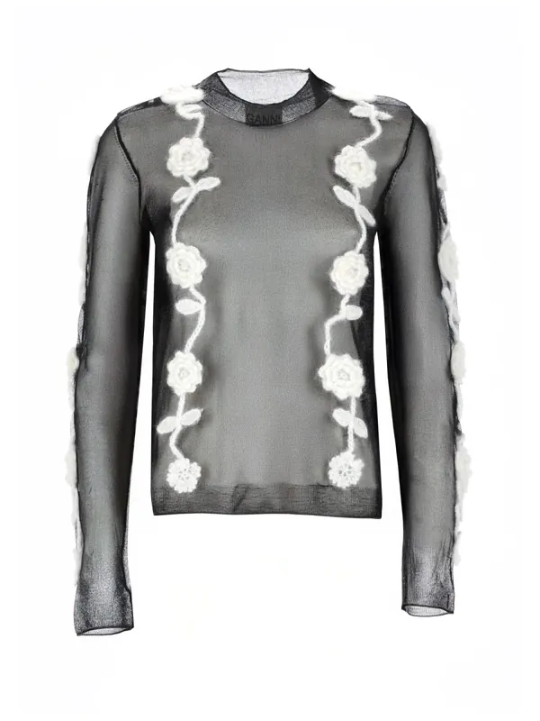 Tops In Mesh - Ganni