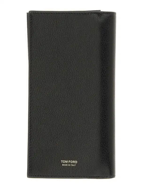 Vertical Leather Wallet - Tom Ford