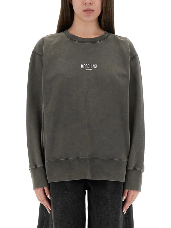 Sweatshirt With Logo - Moschino