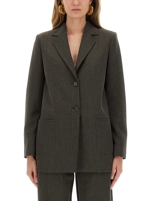 Wool Blend Jacket - Moschino