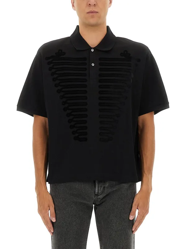 Polo Shirt "Ceremonial Boxy" - Alexander McQueen