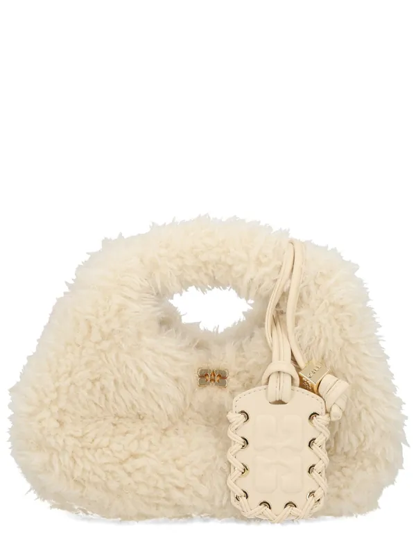 Faux Fur Hobo Bag - Ganni