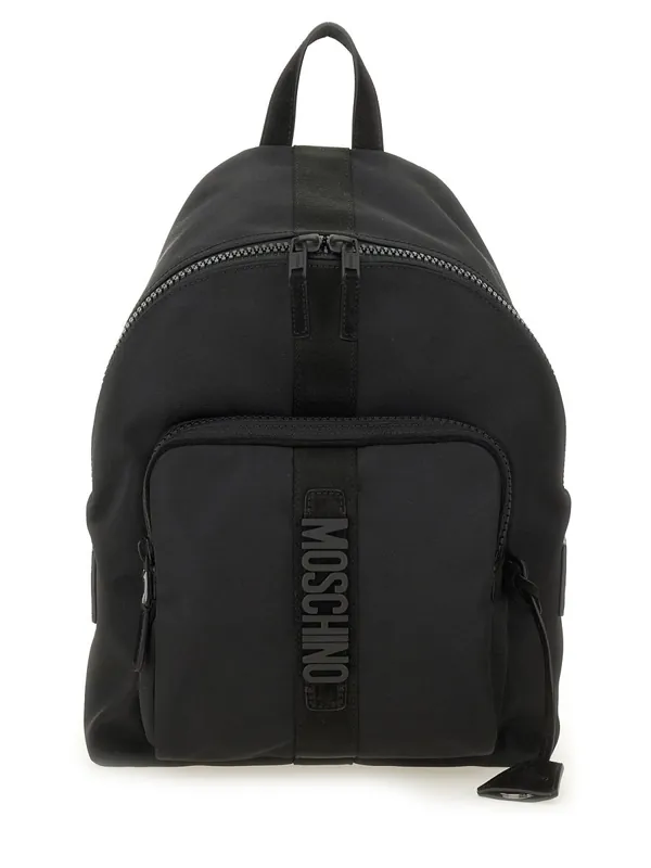 Backpack With Logo - Moschino