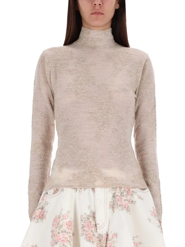 Alpaca Blend Sweater - Ganni