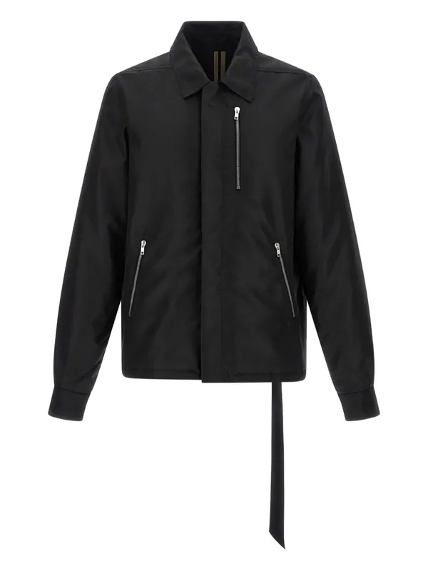 Jacket With Concealed Zipper - Rick Owens DRKSHDW