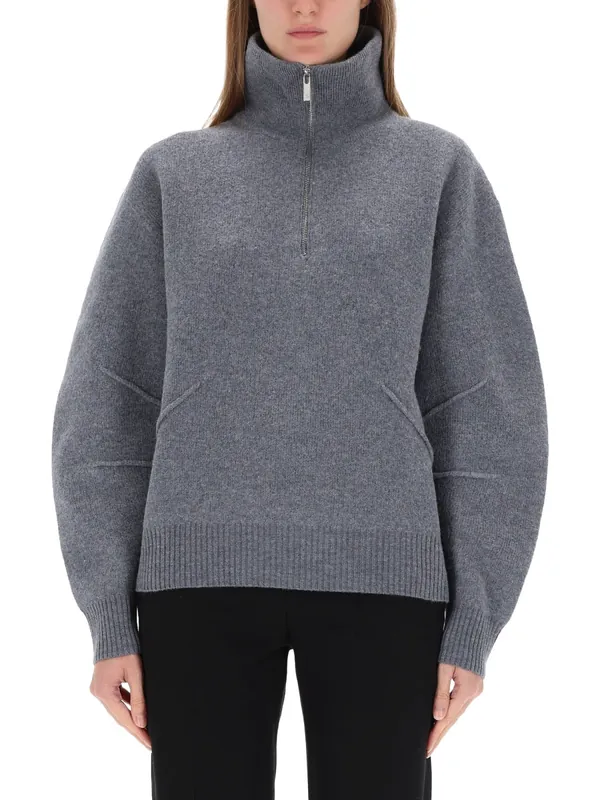 Zippered "Apex" Jersey - Helmut Lang