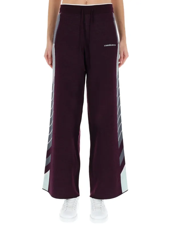 "Diagonal" Tennis Pants - Casablanca