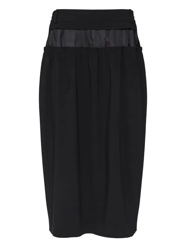 "Four Stitches" Midi Skirt - Maison Margiela