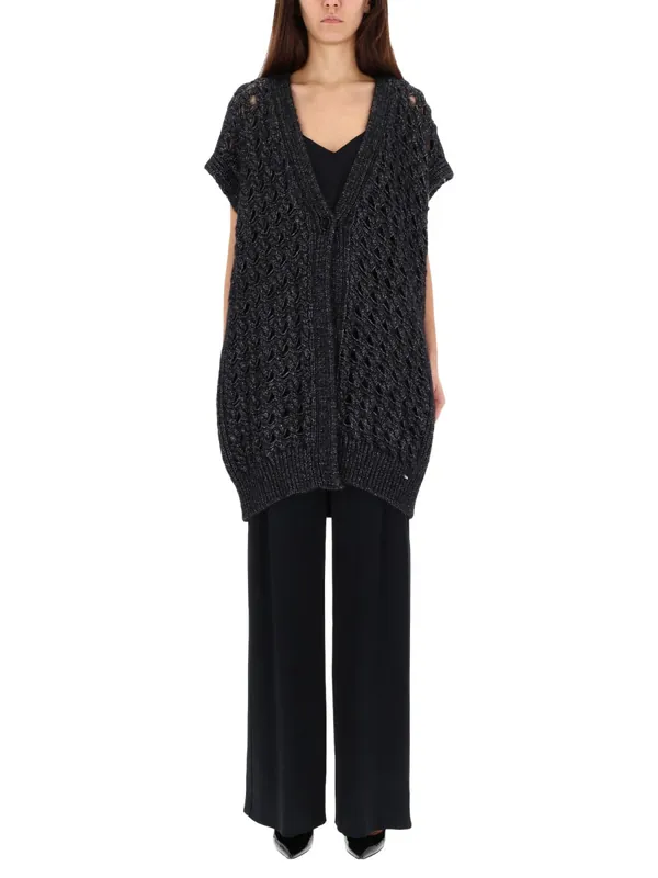 Vest With Perforated Workmanship - Herno