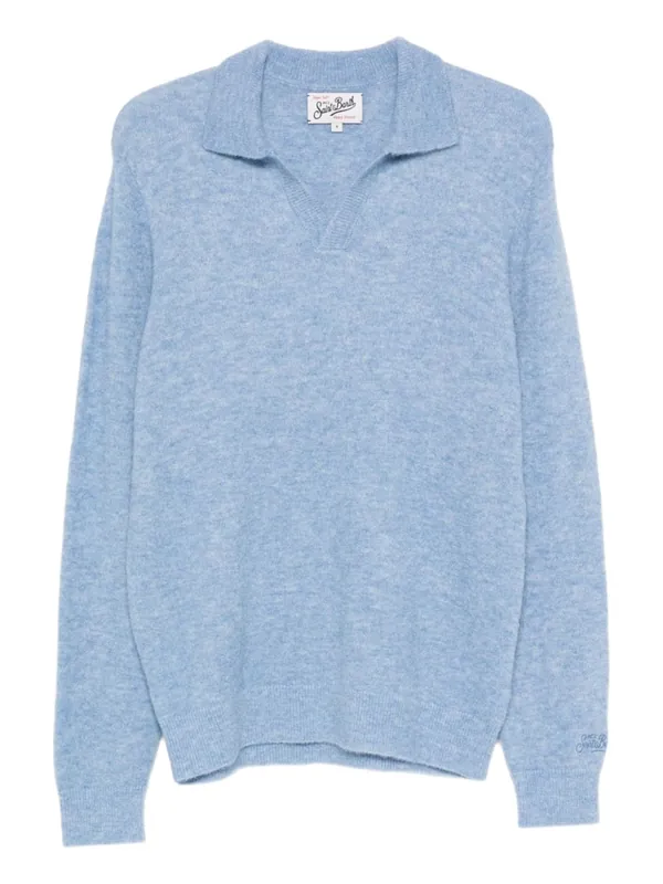 Wool Polo Shirt - Mc2 Saint Barth