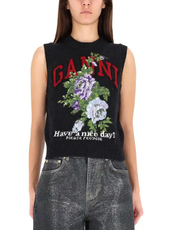 "Rose" Vest - Ganni