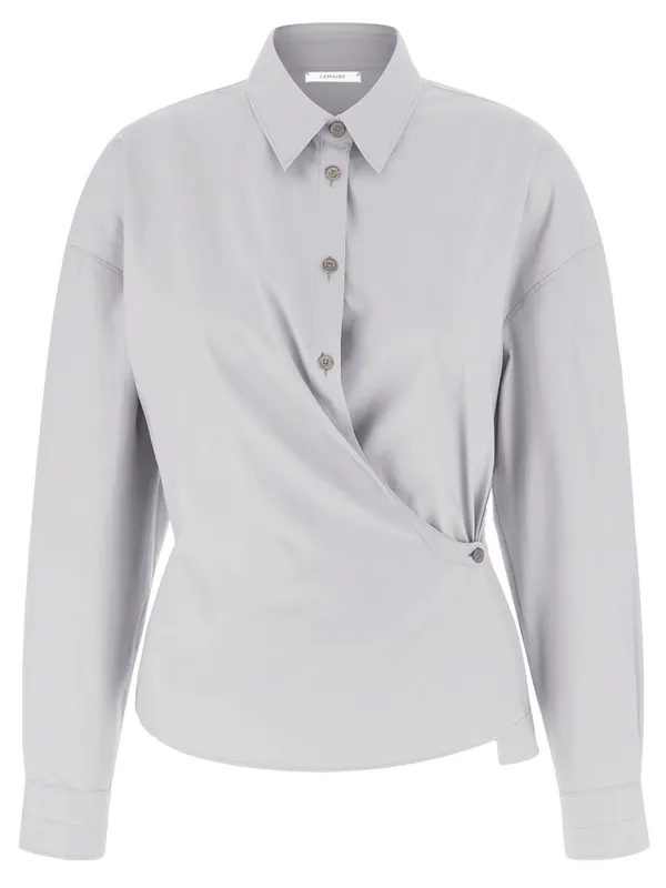 "Straight Collar Twisted" Shirt - Lemaire