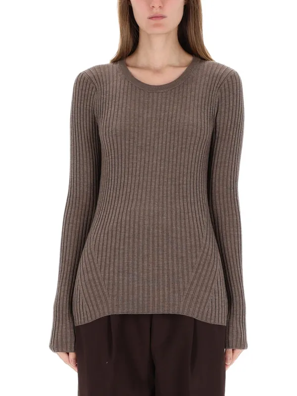Ribbed Top With Open Back - Helmut Lang
