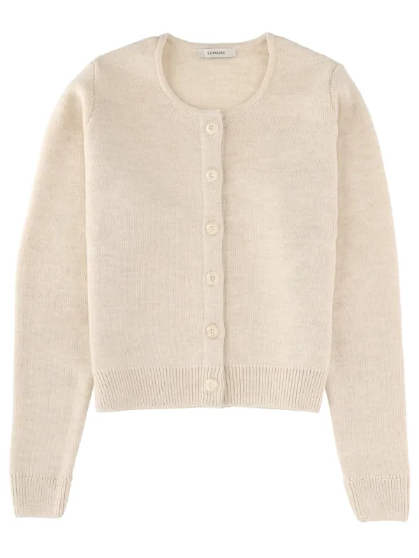 Wool Blend Cardigan - Lemaire