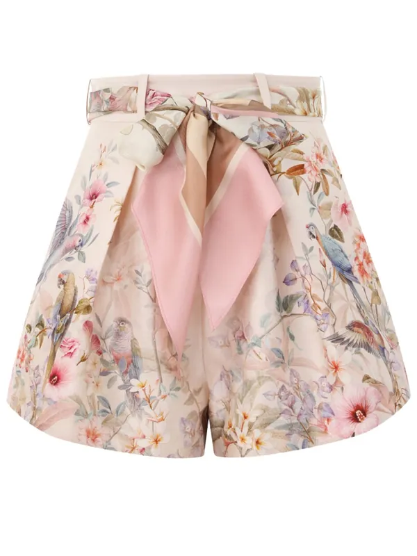 Rebellion Pleated Shorts - Zimmermann
