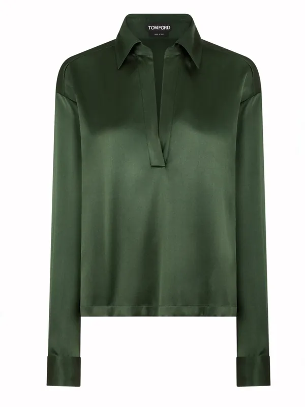 Silk Satin Stretch Shirt - Tom Ford