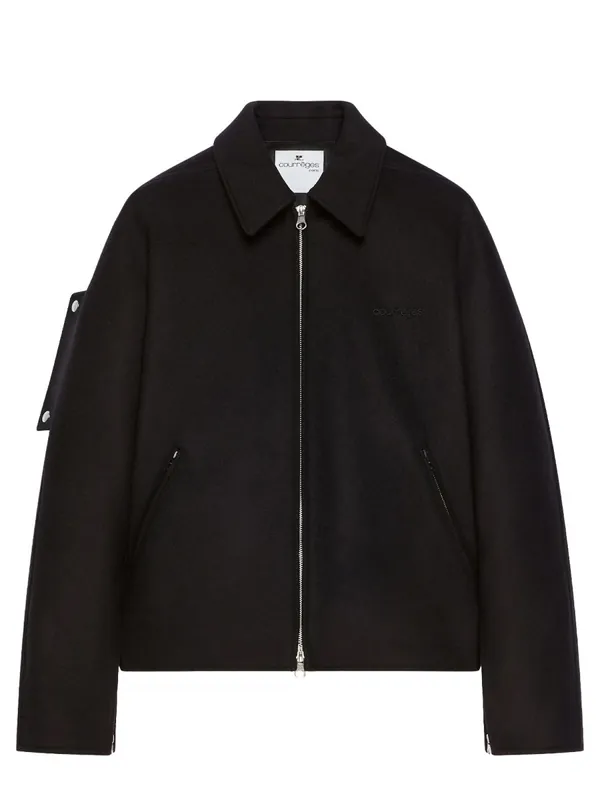 Wool Bomber Jacket - Courrèges