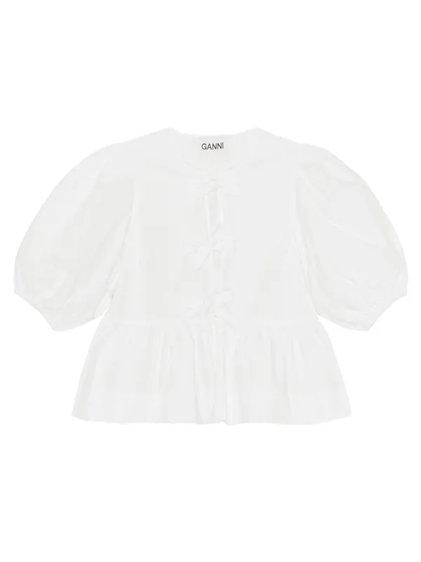 Blue Peplum - Ganni