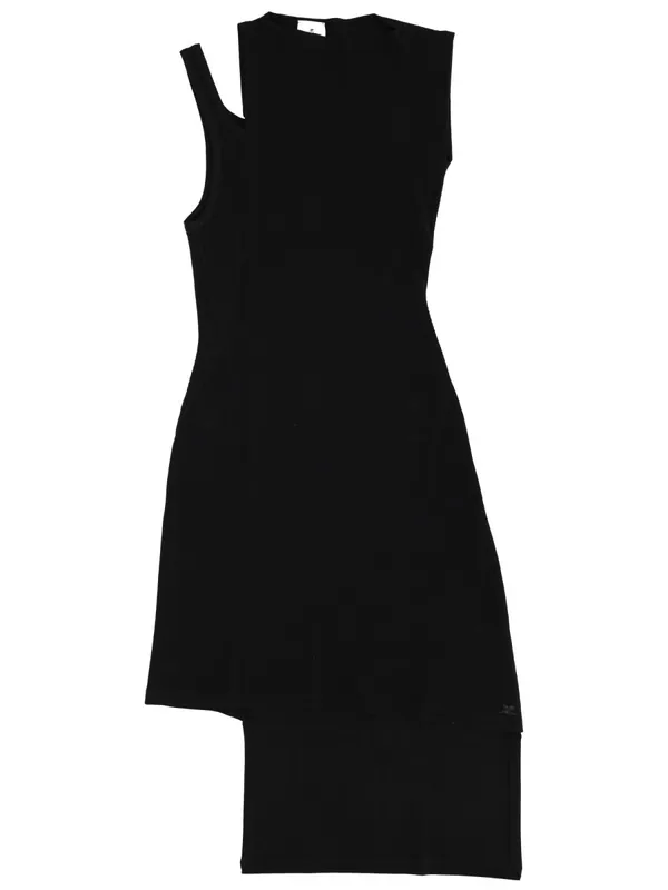 Ribbed "Oblique" Dress - Courrèges