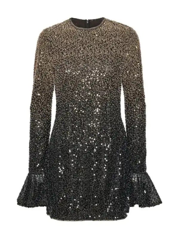 Mini Dress With Sequins - Rotate