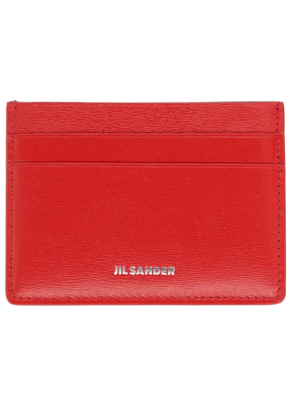 Leather Card Holder - Jil Sander