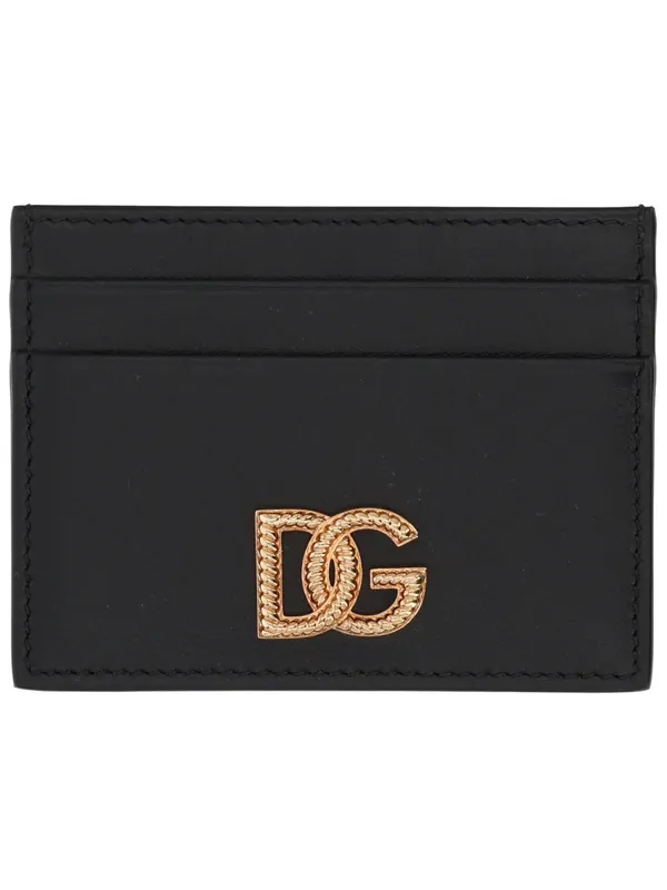 Leather Card Holder - Dolce & Gabbana