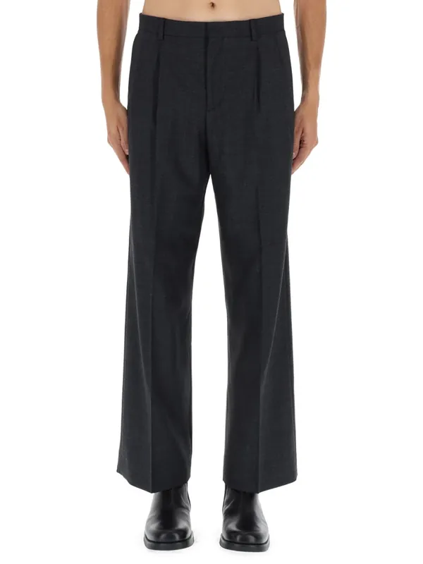 Wide Pleated Pants - Sunflower