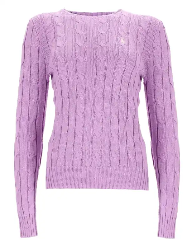 Cable Knit With Logo - Polo Ralph Lauren