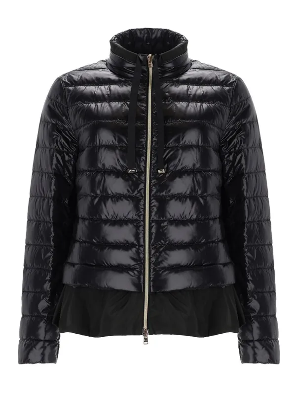 Down Jacket With Ruffles - Herno