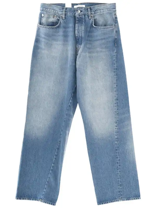 "Wide Twist" Jeans - Sunflower