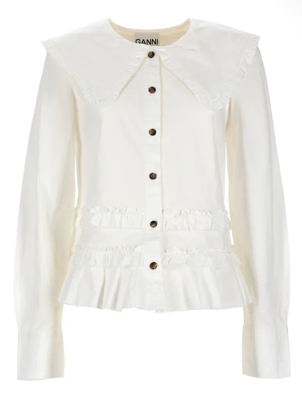 Ruffle Shirt - Ganni