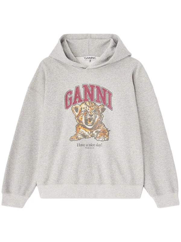 Sweatshirt With Logo - Ganni