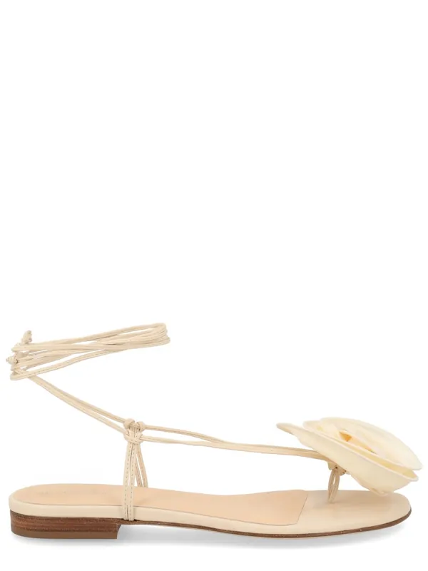 Sandal With Silk Flower - Magda Butrym