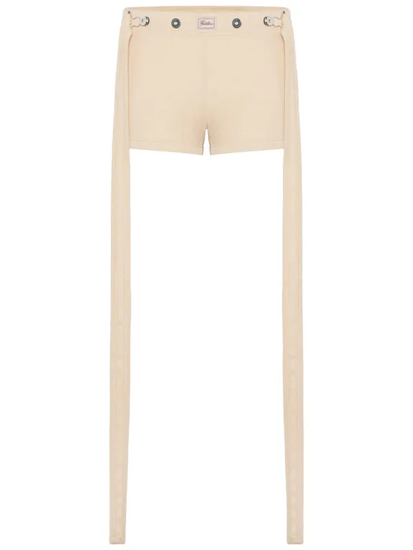 Shorts With Logo Patch - Jean Paul Gaultier