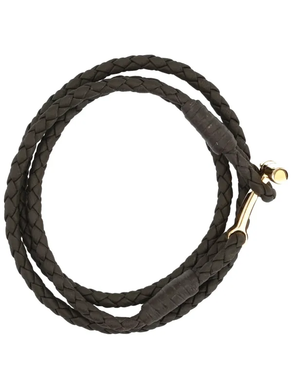 Braided Leather Bracelet - Tom Ford