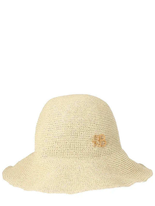 Straw Hat With Embroidered Loco - Ruslan Baginskiy