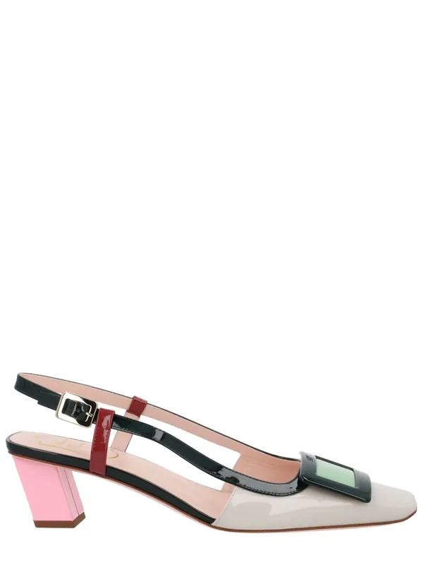 "Lacquered" Slingback Pumps - Roger Vivier