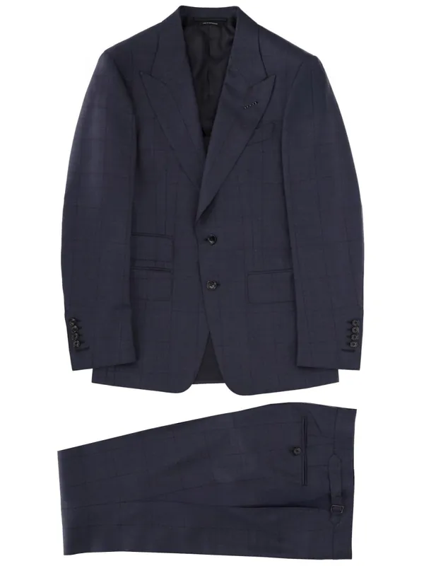 "Grand Overcheck Shelton" Suit - Tom Ford