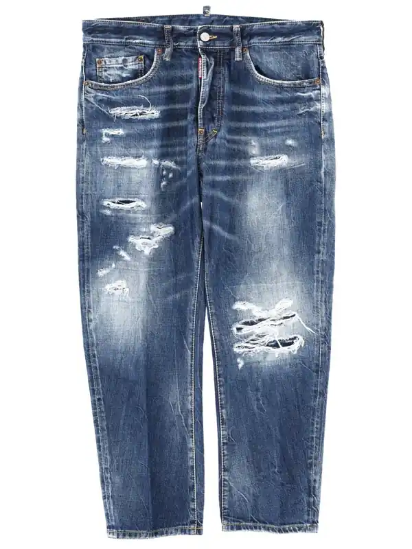 Jeans With "Destroyed" Details - Dsquared2