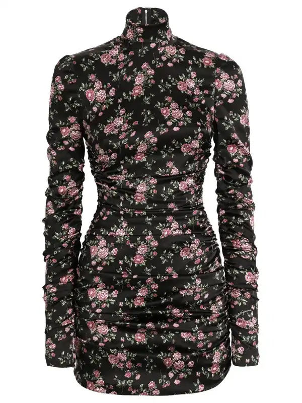 Draped Silk Dress - Dolce & Gabbana