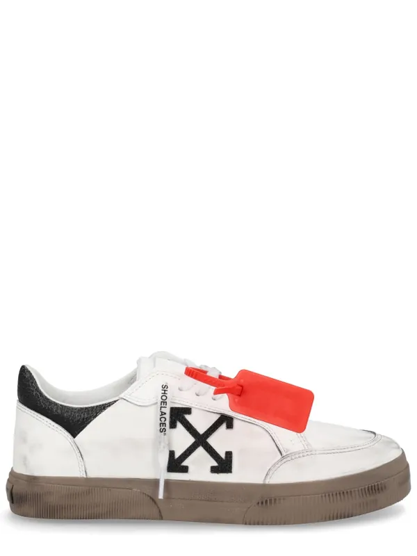 "Vulcanized" Sneaker - Off-White