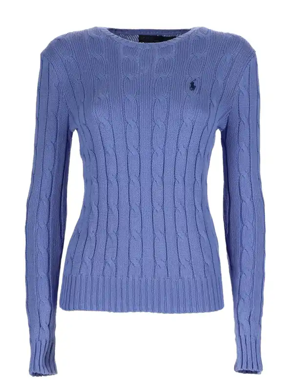 Cable Knit With Logo - Polo Ralph Lauren
