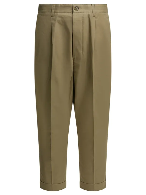 Casual Pants Trousers Beige - Ami Paris