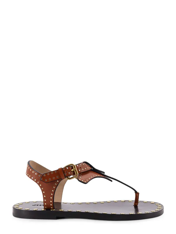 Joonya Flat Leather Sandals - Isabel Marant