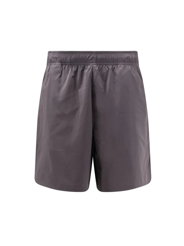 Nylon Bermuda Shorts With Embroidered Logo On The Back - Stone Island