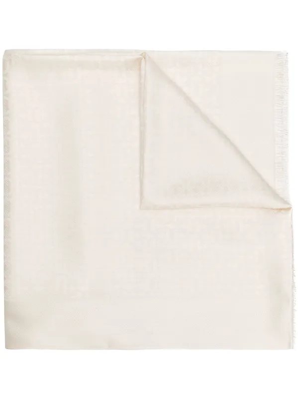 Gancini Silk And Wool Stole - Ferragamo